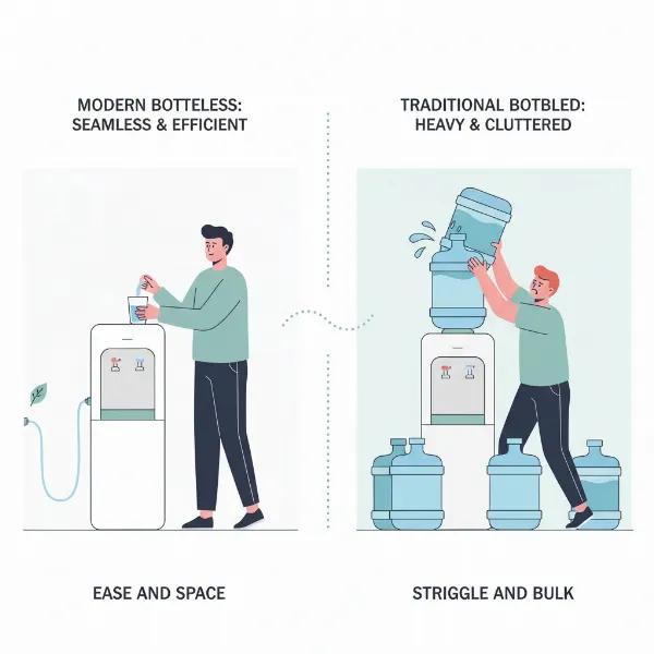 Bottleless vs. Bottled Water Coolers: Your Ultimate Cost Comparison Guide